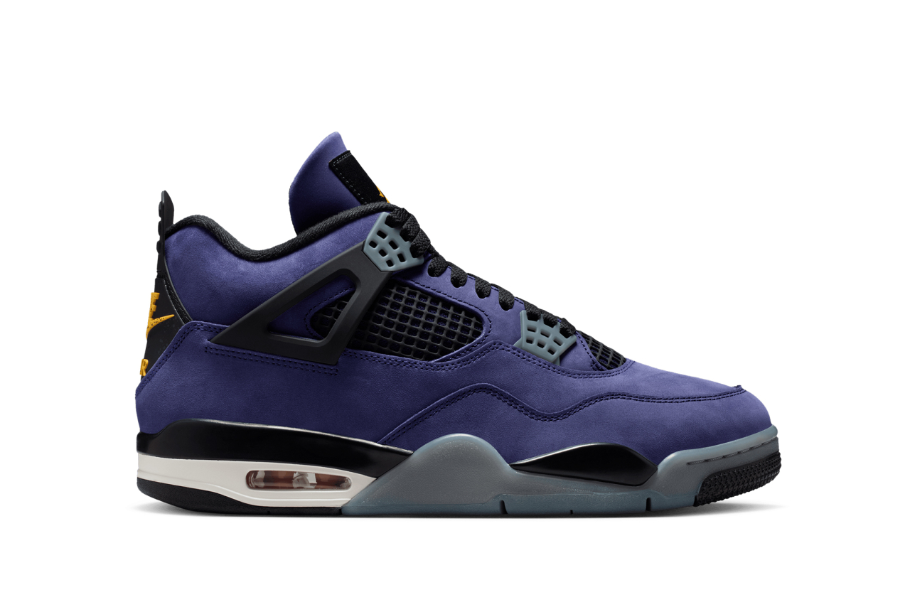 Air Jordan 4 Retro 'Lakers' Imperial Purple/Multicolour
